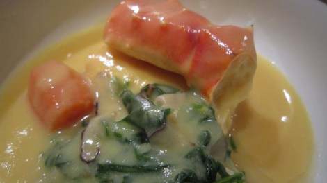 Crabe en sauce
