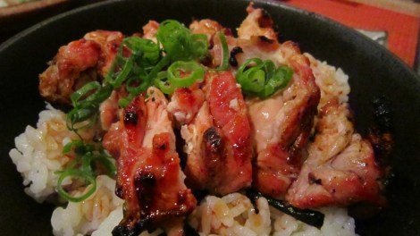 Saumon et bol de riz