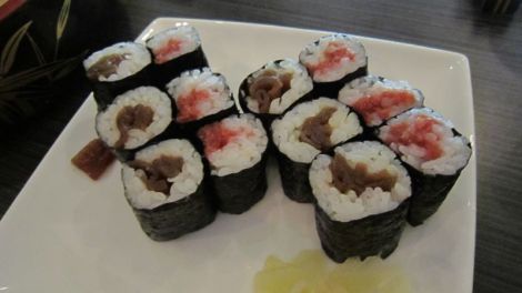 Maki à la courgette et à la prune