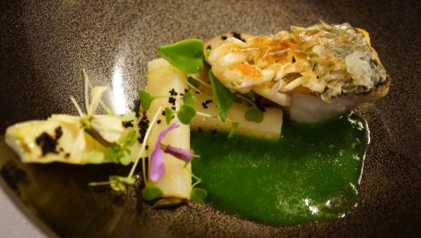 Suzuki et sauce laitue