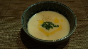 Soupe d'asperges blanches