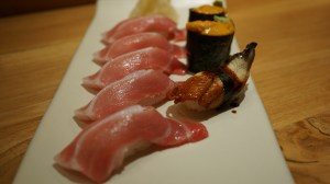 Thon gras, Anguille et Oursin